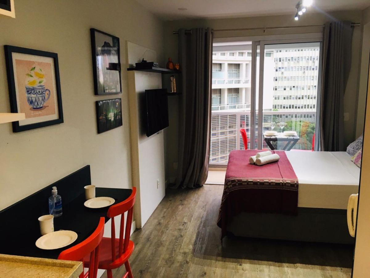 Studio Charmoso Com Terraco E Vista! Sao Paulo Exterior foto